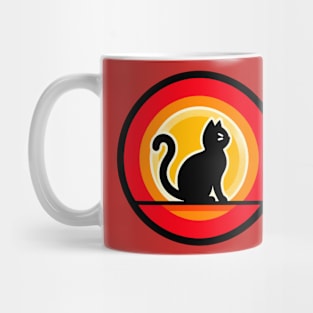 Retro Cat Mug